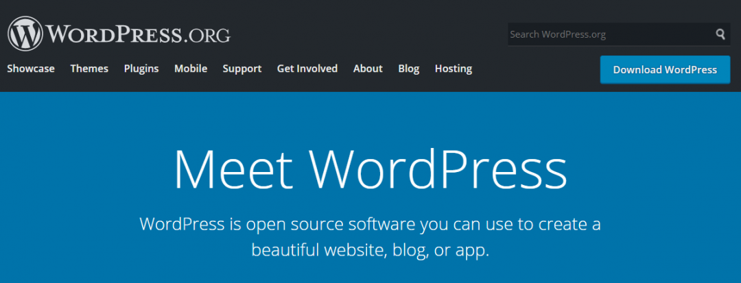 La Pagina de Inicio de WordPress